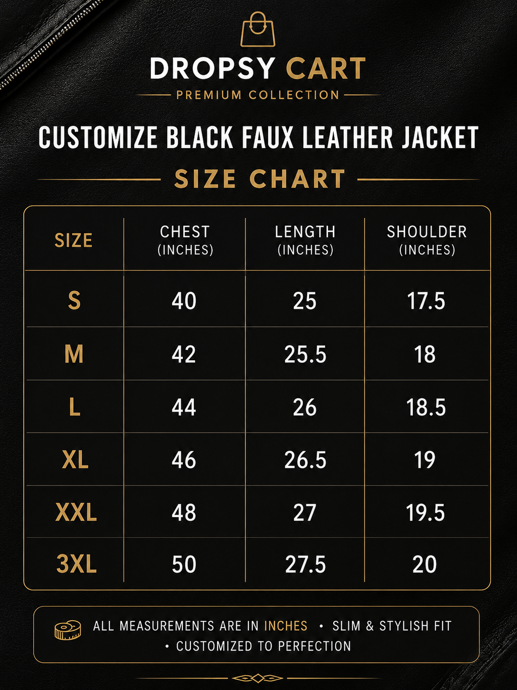 Signature Brown Faux Leather Jacket